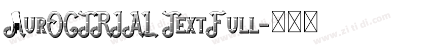 AurOCTRIAL TextFull字体转换